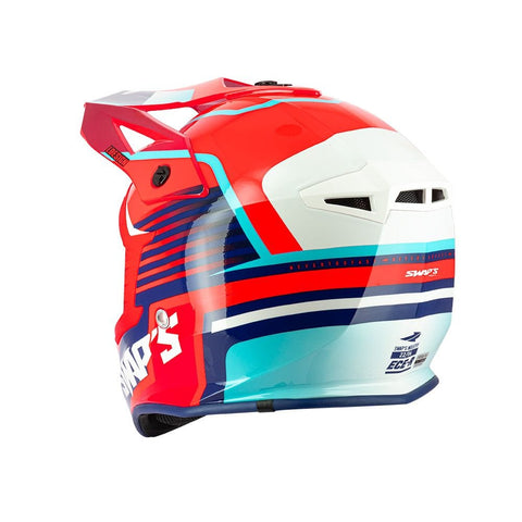 MX ķivere Swaps BLUR S818 red / blue / white L SWAPS MOTOVEIKALS 21