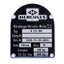 Nameplate for Hercules K 125 BW V1 OEM STANDARD MOTOVEIKALS 21