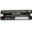 Nameplate for Husqvarna 50cc 3 speed engine DIVERSE / IMPORT MOTOVEIKALS 21