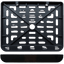 Numurzīmes paliktnis / rāmītis 177x130 mm black REPLICA MOTOVEIKALS 21