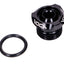Oil filler plug VOCA V2 CNC black for Derbi EBE, EBS, D50B VOCA RACING MOTOVEIKALS 21
