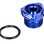 Oil filler plug VOCA V2 CNC blue for Derbi EBE, EBS, D50B VOCA RACING MOTOVEIKALS 21