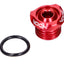 Oil filler plug VOCA V2 CNC red for Derbi EBE, EBS, D50B VOCA RACING MOTOVEIKALS 21