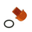 oil filler screw / oil screw plug aluminum orange in color incl. o-ring for Minarelli VPARTS MOTOVEIKALS 21
