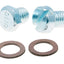 oil filler screw set / oil filler bolt set incl. seals for Vespa PX, PE, PK OEM STANDARD MOTOVEIKALS 21