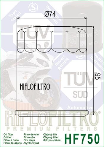 Oil Filter Yam Outboard HIFLOFILTRO HIFLO MOTOVEIKALS 21