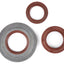 Oil seal set engine -BGM PRO, FKM/Viton® (E10/etahnol resistant) metal, brown- Vespa Largeframe PX EFL (1993-) - PX80, PX125, PX150, PX200, T5 125cc, MY, 98, Cosa, LML125/150 Star (2-stroke), Stella125/150 (2-stroke) - internal rear hub oil seal BGM PRO MOTOVEIKALS 21