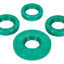 Oil seal set engine Schmitt Evolution FKM green with swirl direction for Simson S51, S53, S70, S83, Schwalbe KR51/2, SR50, SR80 SCHMITT MOTOVEIKALS 21