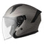 Open-face moto ķivere GMS Vectus matt titan MOTOVEIKALS 21 MOTOVEIKALS 21