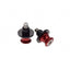 Pacēlāja adapteri M10x1,25 red REPLICA MOTOVEIKALS 21