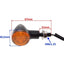 Pagrieziena lukturi LED Bullet Amber REPLICA MOTOVEIKALS 21