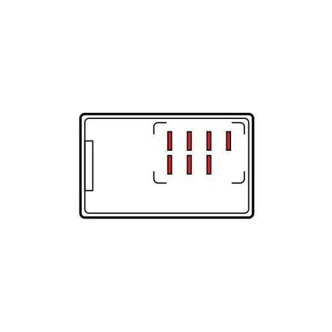 Pagrieziena rādītāju relejs LAMPA Flasher 7 PIN - 12V LAMPA MOTOVEIKALS 21