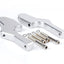Pair of foot peg adapters for pillion rider -MOTO NOSTRA, CNC, silver- Vespa GT, GTL, GTS, GTV 125-300 MOTO NOSTRA MOTOVEIKALS 21