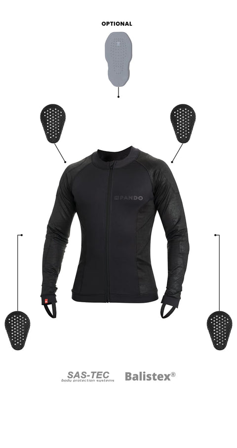 PANDO MOTO aizsargkrekls (bāzes slānis) UH 03 AA PANDO MOTO MOTOVEIKALS 21