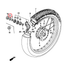 Paplāksne 26X14X2.8 HONDA OEM: 90501-GAH-000 HONDA OEM MOTOVEIKALS 21