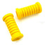 Passenger footrest rubbers 2 pieces yellow for Simson S50, S51, S70, S53, SR50, SR80, KR51/1, KR51/2, SR4-2, SR4-3, SR4-4 DIVERSE / IMPORT MOTOVEIKALS 21