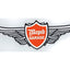 Patch large dimensions wide approx. 250mm x high 80mm for moped mokick MOGA MOTOVEIKALS 21