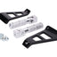 Pillion footrest set CNC silver for Beta RR 50 (with bracket) 101 OCTANE MOTOVEIKALS 21