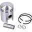 Piston 39mm diameter 12mm piston pin 53mm total height for Hercules, Miele, DKW, Rixe, Gritzner, Göricke, Bauer NTS PARTS MOTOVEIKALS 21