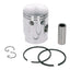 piston kit DR 50cc 38.4mm, 12mm wrist pin for Piaggio Boss, Bravo, Ciao, Grillo, Si DR MOTOVEIKALS 21