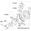 piston kit Polini 70cc 47mm (C) for Malaguti Dune 50, Minarelli MR4 POLINI MOTOVEIKALS 21