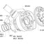 piston kit Polini sport 74cc 50.4mm for Minarelli AM6 POLINI MOTOVEIKALS 21