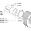 piston ring Polini 68.8mm for Vespa 200 PE, PX POLINI MOTOVEIKALS 21