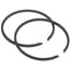 piston ring set Airsal sport 49.8cc 38.4mm for Piaggio, Vespa AL, ALX, NLX, Vespino AIRSAL MOTOVEIKALS 21