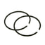 piston ring set Airsal sport 68cc 47mm for Suzuki TS50X AIRSAL MOTOVEIKALS 21