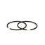 piston ring set Airsal T6-Racing 48.8cc 38mm for Puch Automatic, X30 with short cooling fins AIRSAL MOTOVEIKALS 21