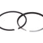 piston ring set DR 50cc 39.88mm for Derbi Senda GPR, Gilera GSM SMT RCR Zulu EBE / EBS DR MOTOVEIKALS 21