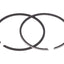 piston ring set DR 74cc 49mm for Minarelli AM6 DR MOTOVEIKALS 21