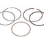 piston ring set DR 80cc 49mm for Piaggio 50 4-stroke DR MOTOVEIKALS 21