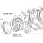 piston ring set Polini 490cc 100mm for Honda CRF 450 02-05 POLINI MOTOVEIKALS 21