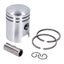 piston set 12mm 50cc 38mm for Puch Maxi, 2-speed, 3-speed, DS, MS, P1, X30 OEM STANDARD MOTOVEIKALS 21