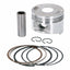 piston set 150cc incl. rings, clips and pin for GY6 150cc 157QMJ 101 OCTANE MOTOVEIKALS 21