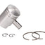 piston set 50cc 12mm 38mm for Puch Maxi, 2-Gang, 3-Gang, DS, MS, P1 101 OCTANE MOTOVEIKALS 21