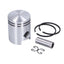 piston set Almot 40,98mm 60cc for Simson S51 KR51/2 M500 ALMOT MOTOVEIKALS 21