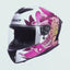 Ķivere LS2 FF820 RAPID III POPPIES II white pink