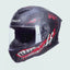 Moto ķivere LS2 Rapid III FF820 KAJU II matt black red white (grafika spīd tumsā)