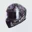 Moto ķivere LS2 Vector II FF811 TROPICAL gloss black white