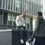Ūdensizturīga vīriešu moto jaka LS2 AXEL grey black red