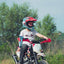 Bērnu motokrosa brilles LS2 CHARGER PRO KID WHITE ar irīdija lēcu