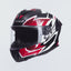 Moto ķivere LS2 Rapid III FF820 XTREM gloss white black red