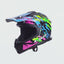 Motokrosa Ķivere LS2 MX708 FAST II GROTESK BLUE PINK GREEN
