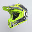 Bērnu motokrosa un enduro ķivere LS2 MX437 FAST II Mini CRUSHER black yellow