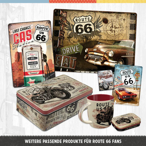 Puzle Nostalgic-Art Route 66 Bike Map H-D 3, 1000 gab. NOSTALGIC ART MOTOVEIKALS 21