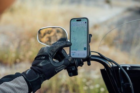 Quad Lock telefona turētājs Motorcycle Handlebar Mount PRO Adjustable QUAD LOCK MOTOVEIKALS 21