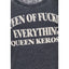 Queen Kerosin Queen of everything t-shirt anthracite KING KEROSIN MOTOVEIKALS 21