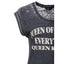 Queen Kerosin Queen of everything t-shirt anthracite KING KEROSIN MOTOVEIKALS 21